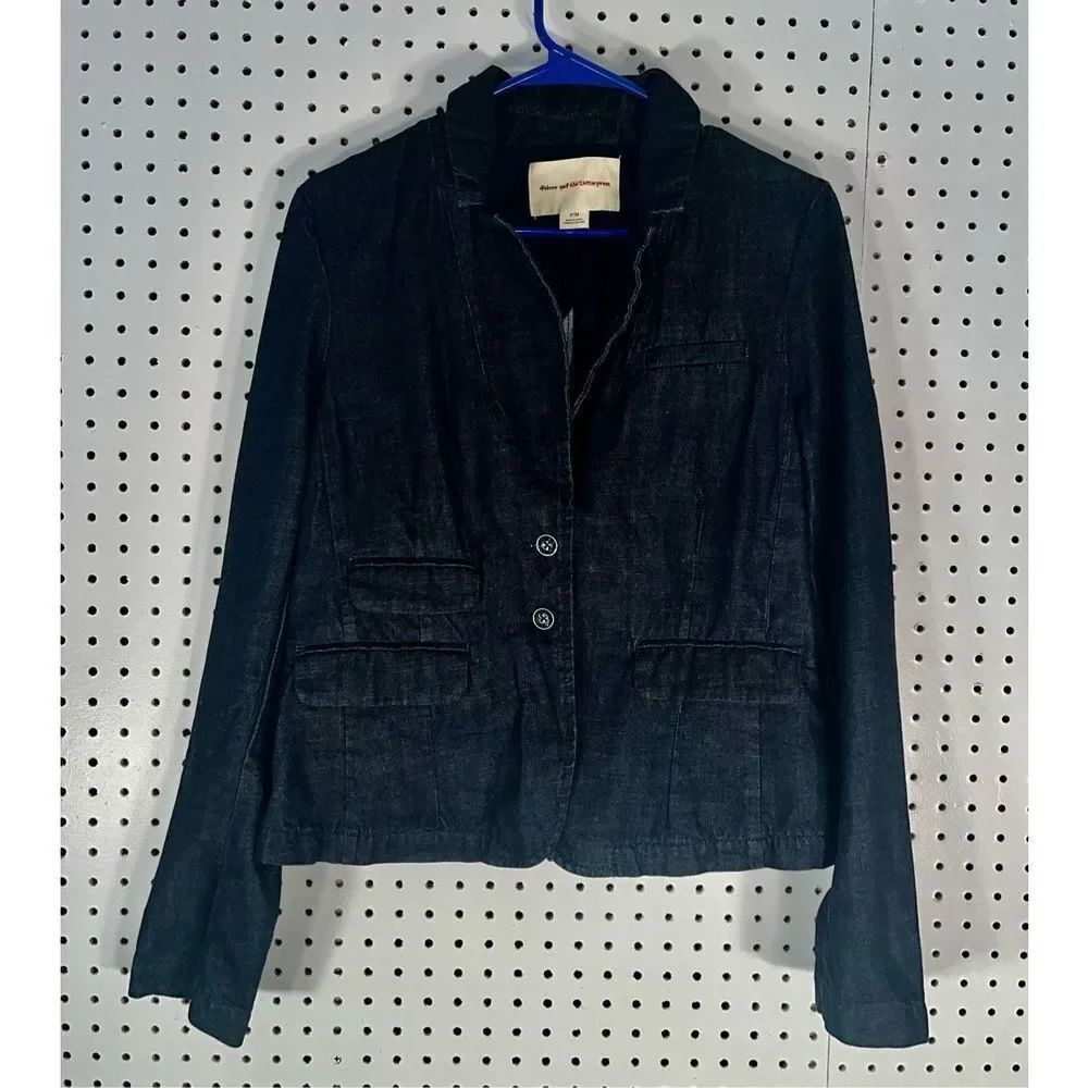 Pilcro & The Letterpress denim blazer